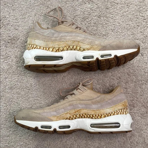 RARE Nike Air Max 95 Vanchetta Tan Snake - Picture 2 of 11